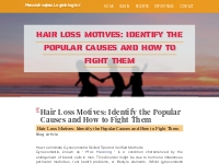 Hair Loss Motives: Identify the Popular Causes and How to Fight Them