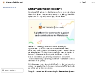 Metamask Wallet Account - Metamask Wallet Account