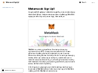 Metamassk Sign Up1 | Metamassk Sign Up1