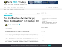 Can You Have Endo Excision Surgery Minus the Downtime? This Doc Says Y