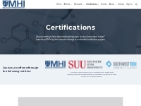 Certifications - MHI