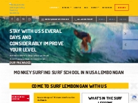 Surfing Lessons Lembongan - Monkey Activities Lembongan Surfing Freedi