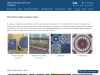 Moroccan Bazar Clearance   Moroccan Encaustic Tiles
