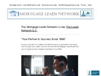 The Leads Network LLC Formerly Mortgage Leads Network - Mortgage Leads