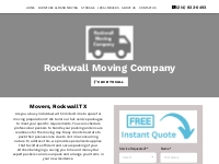 Moving Services | Rockwall Moving Company | Texas
