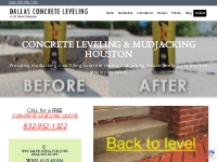 Concrete Leveling   Mudjacking | Houston, TX | Free Estimates