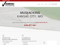 Mudjacking Kansas City | Concrete Leveling | Fast FREE Quotes!