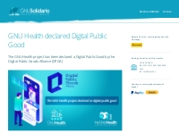 GNU Health declared Digital Public Good   MyGNUSolidario | GNU Solidar