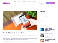 Creative Ways to Use Smart QR Codes | Mydia