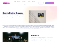 Sports Digital Signage | Mydia