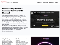 MyIPFS - IPFS Gateway Script