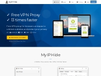 Free VPN Proxy for Browsers and Apps - MyIPHide