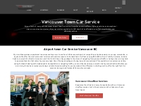 Airport Town Car Service Vancouver | Black Car Services