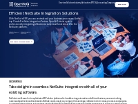 Efficient NetSuite Integration Solutions | OpenTeQ