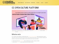 CC Open Culture Platform - CC Global Network