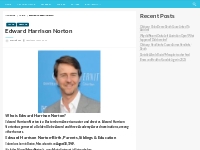 Edward Harrison Norton Bio, Net Worth, Height, Weight, Relationship