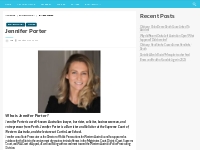 Jennifer Porter Salary, Net worth, Bio, Ethnicity, Age - Networth and 
