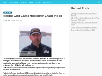 Reddit: Gold Coast Helicopter Crash Video