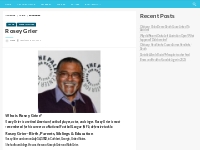 Rosey Grier Bio, Net Worth, Height, Weight, Relationship, Ethnicity