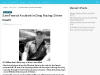 Sam Fenech Accident in Drag Racing: Driver Death