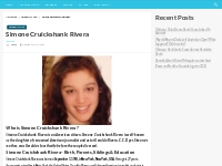 Simone Cruickshank Rivera Bio, Net Worth, Height, Weight, Relationship