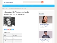 Julie Adams Net Worth, Age, Wiki! (Updated May 2024)