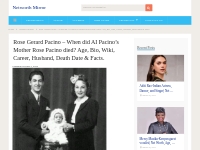 Rose Gerard Pacino Net Worth, Age, Bio, Wiki (Updated June 2024)