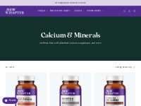 Calcium   Mineral Supplements | New Chapter