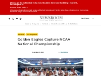 Golden Eagles Capture NCAA National Championship | Cal State LA Newsro