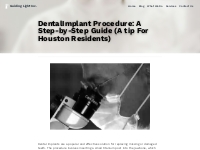 DentalImplant Procedure: A Step-by-Step Guide (A tip Fo...