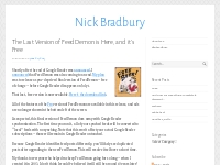 The Last Version of FeedDemon is Here, and it s Free   Nick Bradbury