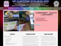 niirt - centre for calibration, analysis and testing