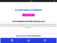 NJ Per Diem Attorney, Per Diem Attorneys, NJ