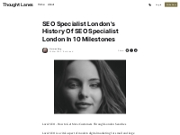 SEO Specialist London's History Of SEO Specialist London In 10 Mi