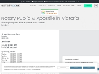 Notary Public   Apostille Services in Victoria | Notary.co.uk