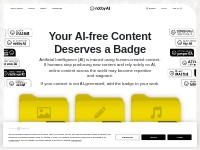 Not By AI — Add the Badge to Your Human-Created Content
