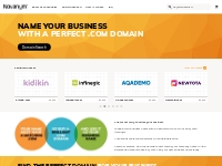       	  Find a business name with a perfect .com domain | Novanym