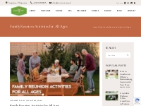 Family Reunion Activities for All Ages - Nurture Wellness Village
