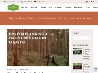 6 Tips for Planning Valentine's Date in Tagaytay - Nurture Wellness Vi