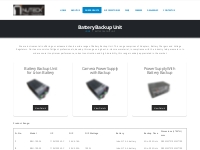 Battery Backup Units Manufacturer   Supplier in Pune, India | Nuteck P