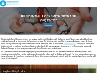 Residential Locksmith Spokane | (509) 210-7017 Mobile Service