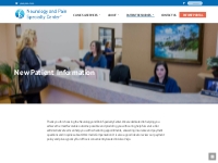 New Patient Information   Neurology and Pain Specialty Center