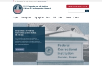 Front Page | U.S. Department of Justice Office of the Inspector Genera