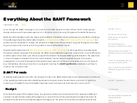 Everything About the BANT Framework - OnDot Media
