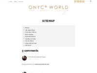 Sitemap - Browse our website faster   Onyc World