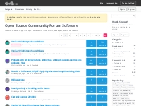 Open Source Community Forum Software