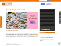 Best pharmaceutical company in India | Orange Biotech