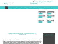 Orange Lock And Key Store | Locksmiths Orange, CA | 714-933-1266