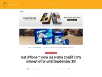 Get iPhone 11 now via Home Credit’s 0% interest offer until September 