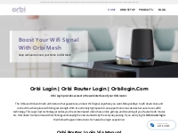 Orbi Login | Orbi Router Login | Orbilogin.Com